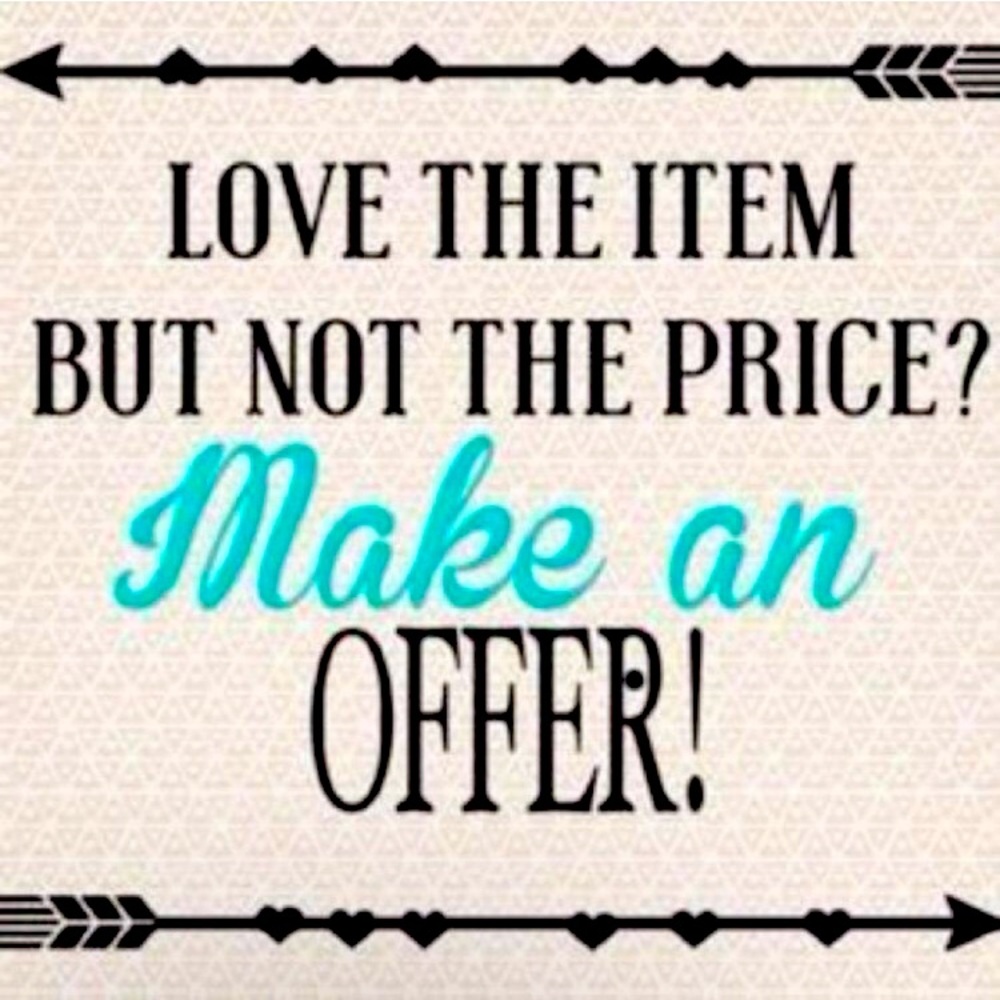 Feel free to send any offers you have